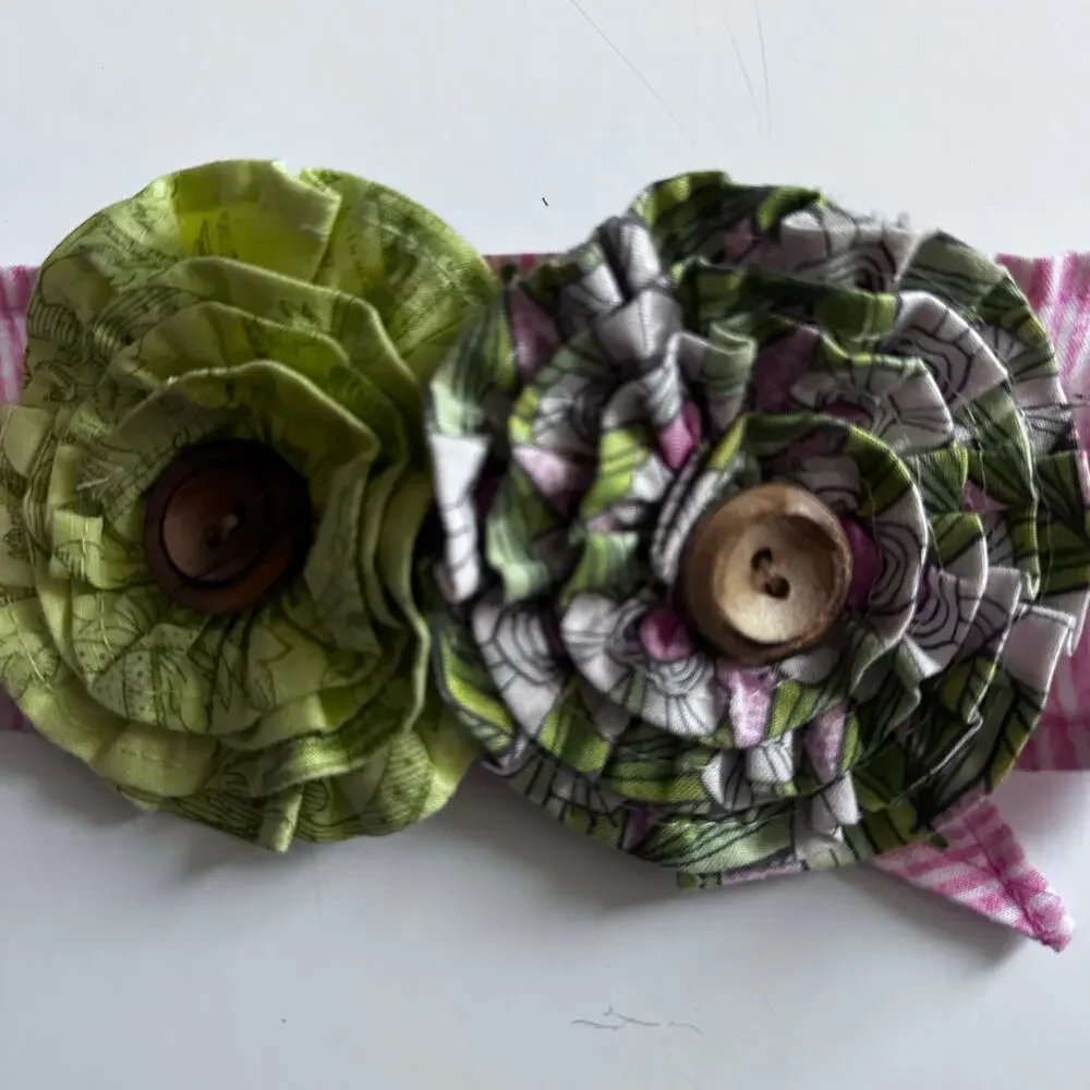 Giggle Moon Adjustable Floral Hair Tie Wrap - Youth